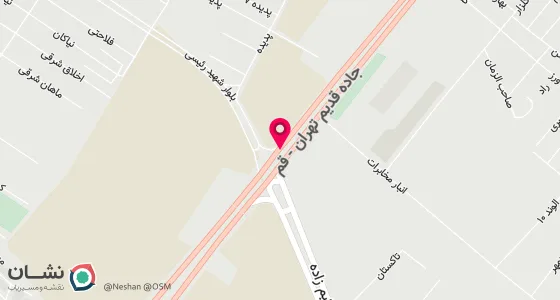 نقشه موقعیت تقریبی دفتر: تهران ، ری ، باقرشهر ،بلوارغدیر ، نبش 30 متری امام خمینی(ره) ساختمان جهان ، پلاک 315