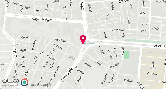 نقشه موقعیت تقریبی دفتر: مریوان- میدان جهاد جنب بانک ملی کوچه فنی حرفه ای