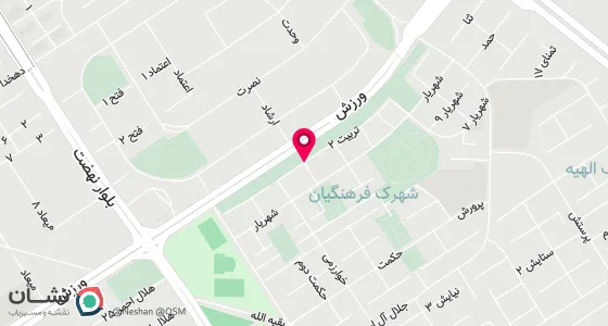 نقشه موقعیت تقریبی دفتر: سمنان شهرک فرهنگیان خ شهریار چهارم کوچه تربیت دوم پلاک 40- طبقه دوم