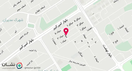 نقشه موقعیت تقریبی دفتر: سمنان خیابان طالقانی مجتمع میلاد نور واحد سوم