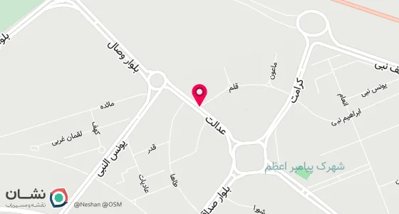 نقشه موقعیت تقریبی دفتر: سمنان خ امام کوچه شهید عبدالحمید نصیری پلاک 89