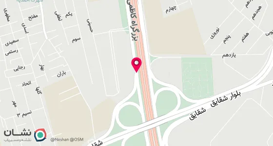 نقشه موقعیت تقریبی دفتر: بلوارفردوس غرب تقاطع بلوار شقایق ساختمان پرشیا ورودی B طبقه 2 واحد24