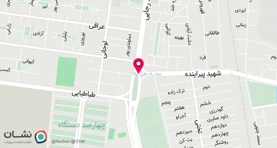 نقشه موقعیت تقریبی دفتر: تهران ، خیابان رجائی ، نرسیده به میدان بهشت ، پلاک185 ، طبقه اول ، واحد دوم
