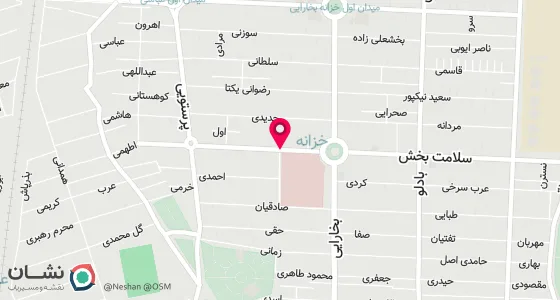 نقشه موقعیت تقریبی دفتر: خیابان زرتشت غربی روبروی بیمارستان مهر پلاک 37