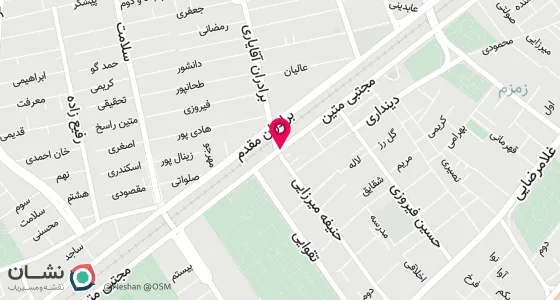 نقشه موقعیت تقریبی دفتر: تهران ، انتهای خیابان استادمطهری ضلع جنوبی میدان قصر کوچه قصر شماره 8