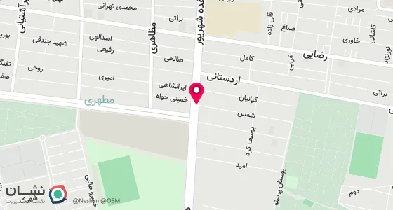 نقشه موقعیت تقریبی دفتر: خیابان17شهریور چهارراه شمس (دروازه دولاب) مقابل بانک ملی ساختمان گنج طبقه 2