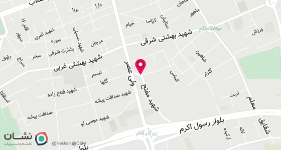 نقشه موقعیت تقریبی دفتر: شهریار خیابان ولیعصر روبروی بانک کشاورزی کوچه حاج اسماعیلی مجتمع نوآوران طبقه اول دفترخانه ازدواج 1شهریار