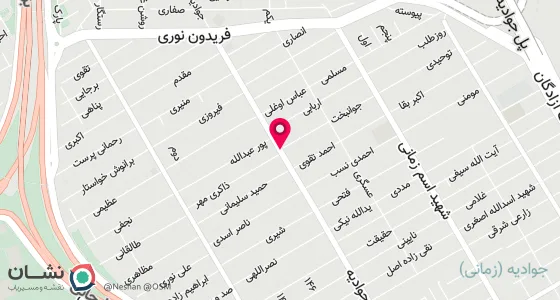 نقشه موقعیت تقریبی دفتر: تهران ، جوادیه ، خیابان 20 متری ، نبش کوچه جوانبخت ، پلاک 61 ، طبقه اول غربی