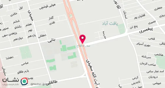 نقشه موقعیت تقریبی دفتر: تهران سه راه فلاح خیابان پیغمبری کوچه فتحی پلاک69