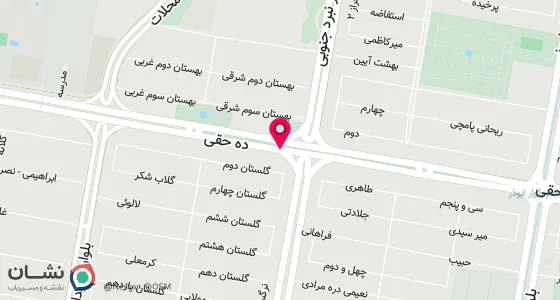 نقشه موقعیت تقریبی دفتر: تهران ، بلوار نبرد جنوبی ، تقاطع ده حقی ، پلاک258 ، طبقه 3
