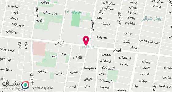 نقشه موقعیت تقریبی دفتر: میدان ابوذر20متری ابوذر مقابل مسجد ابوذر پلاک 538