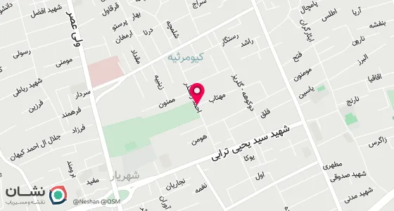 نقشه موقعیت تقریبی دفتر: شهریار بالاتر از میدان فرمانداری بعد از اداره ی اوقاف پلاک 152 مجتمع مهتاب طبقه ی دوم