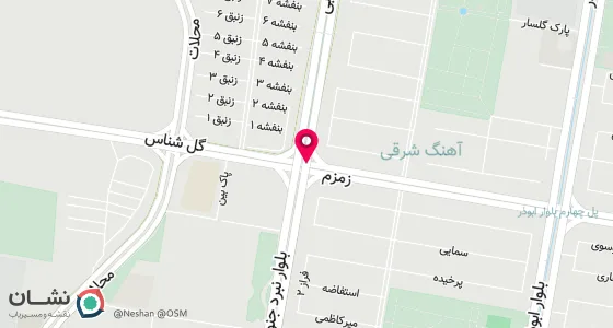 نقشه موقعیت تقریبی دفتر: تهران بلوار شهید محلاتی نبرد جنوبی نرسیده به چهارراه زمزم پلاک195 طبقه اول