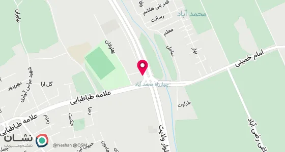 نقشه موقعیت تقریبی دفتر: شهریار - روبروی شهرک اداری - جنب پل عابر - ساختمان عدالت - ط 1