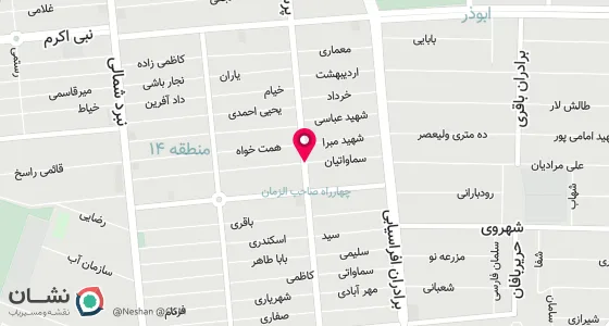 نقشه موقعیت تقریبی دفتر: تهران ، خیابان پیروزی ، خیابان پرستار جنوبی ، کوچه شهیداحمد طاهری ، پلاک8 ، طبقه همکف