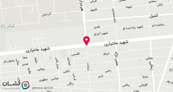 نقشه موقعیت تقریبی دفتر: تهران سی متری جی خیابان سادات خیابان عربلو پلاک 195