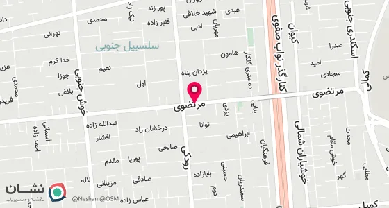 نقشه موقعیت تقریبی دفتر: تهران،خیابان رودکی،بین کمیل و مرتضوی،پلاک 101 ،طبقه 2 ،واحد 8