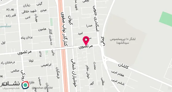 نقشه موقعیت تقریبی دفتر: تهران ، خیابان خوش ، نرسیده به چهار راه مرتضوی ، جنب مسجد امام حسن مجتبی(ع) ، پلاک287 ، طبقه اول ، واحد1