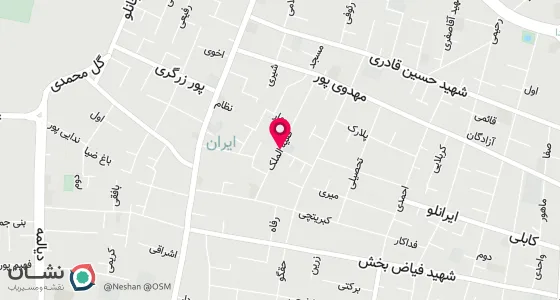 نقشه موقعیت تقریبی دفتر: تهران ، خیابان ایران ، خیابان کبریت چی ، کوچه فقیه الملک ، کوچه پروندی ، پلاک6