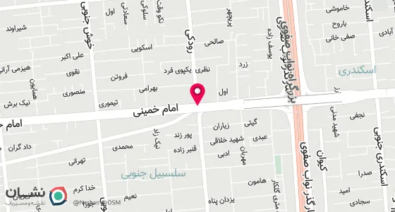 نقشه موقعیت تقریبی دفتر: خیابان رودکی نرسیده به چهارراه امام خمینی پلاک299 طبقه 1