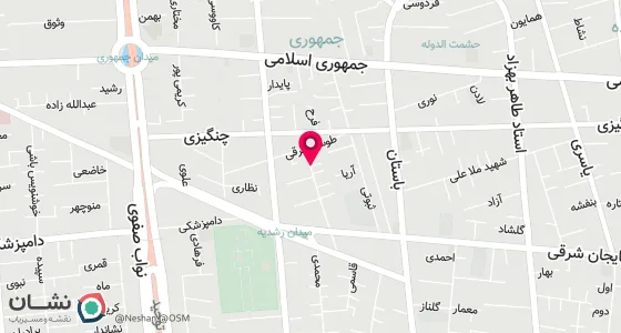 نقشه موقعیت تقریبی دفتر: تهران ، خیابان شهید رجایی ، روبروی درمانگاه اطمینان . پلاک 379