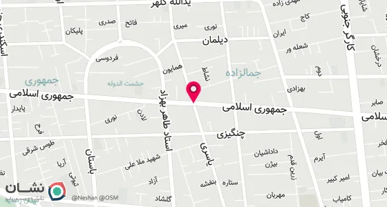 نقشه موقعیت تقریبی دفتر: تهران خیابان جمهوری نبش چهارراه یاسری پ36 طبقه1 واحد 3