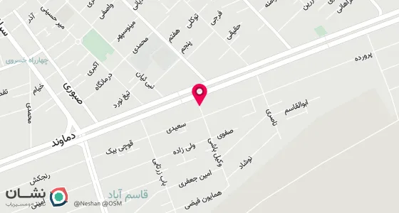 نقشه موقعیت تقریبی دفتر: خ دماوند خ وکیل باشی (بین سبلان و وحیدیه)پ49 واحد1