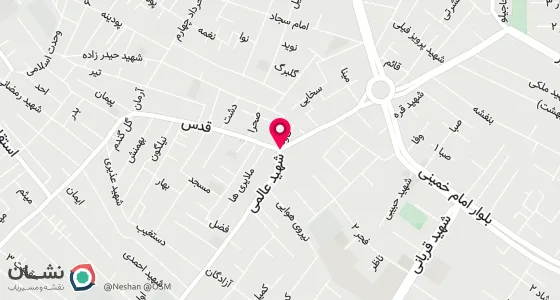 نقشه موقعیت تقریبی دفتر: شهرقدس ، 45متری نرسیده به میدان قدس روبروی پلیس 10پلاک44