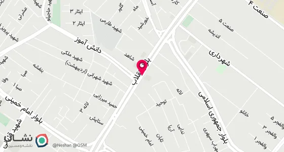 نقشه موقعیت تقریبی دفتر: شهر قدس میدان قدس ابتدای بلوار 45 متری انقلاب روبروی بانک رفاه پ3