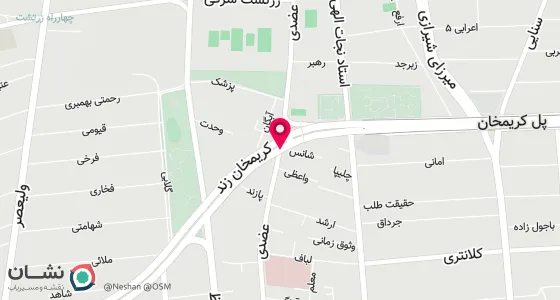 نقشه موقعیت تقریبی دفتر: تهران ، خیابان کریمخان زند ، خیابان شهید عضدی شمالی (آبان شمالی) ، خیابان پزشک ، ساختمان 14 ، طبقه 7 ، واحد 49