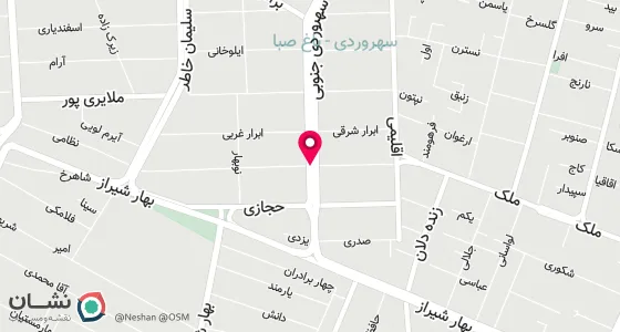 نقشه موقعیت تقریبی دفتر: تهران ، انتهای خیابان سهروردی جنوبی ، نرسیده به خیابان بهارشیراز ، کوچه امین زاده ، پلاک 17