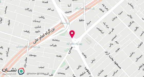 نقشه موقعیت تقریبی دفتر: تهران ، سبلان شمالی ، روبروی بانک قوامین ، ساختمان شماره 534 (محسنی)، طبقه همکف