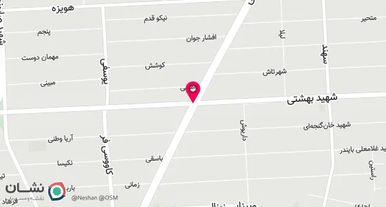 نقشه موقعیت تقریبی دفتر: تهران ، خیابان شهید بهشتی ، نرسیده به تقاطع سهروردی ، پلاک93 ، طبقه دوم ، واحد5