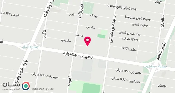 نقشه موقعیت تقریبی دفتر: تهران بزرگراه شهیدباقری نبش کوچه174غربی پلاک88زیرزمین