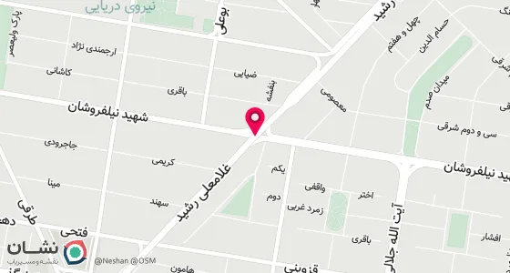 نقشه موقعیت تقریبی دفتر: خ هنگام بالاترازم الغدیرنبش ک8غربی پ41