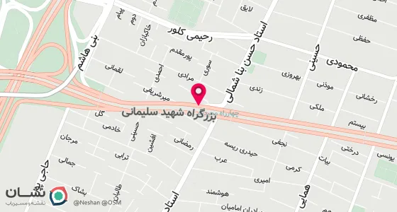 نقشه موقعیت تقریبی دفتر: رسالت تقاطع مجیدیه جنوبی جنب پاتن جامه پ 1106