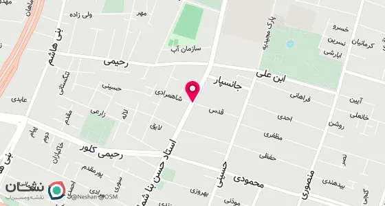 نقشه موقعیت تقریبی دفتر: تهران ، بزرگراه رسالت ، خیابان استاد حسن بناء شمالی ، پائین تراز سه راه پرتوی ، کوچه شاهمرادی ، پلاک21 قدیم ، طبقه دوم