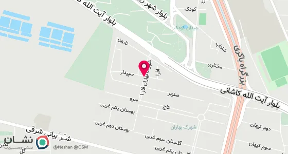 نقشه موقعیت تقریبی دفتر: تهران ، شهرک اکباتان ، فاز یک ، سه راه مخابرات ، برج ابی 1 ، طبقه 2 ، واحد 10