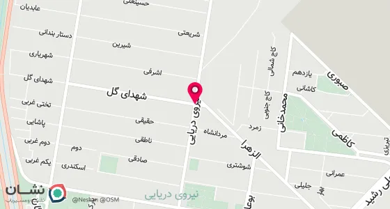 نقشه موقعیت تقریبی دفتر: میدان رسالت خیابان نیروی دریائی خیابان 20متری گل پلاک 76