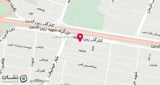 نقشه موقعیت تقریبی دفتر: تهران ، فلکه چهارم تهرانپارس ، ضلع شرقی مجتمع قضائی شهید باهنر ، پلاک14