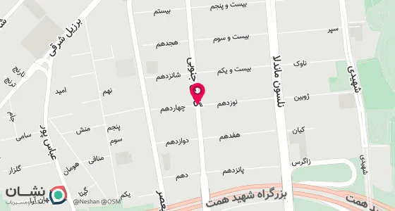 نقشه موقعیت تقریبی دفتر: تهران ،خیابان نبرد جنوبی روبروی شهرداری منطقه 14 پلاک 185 طبقه 3 واحد 6