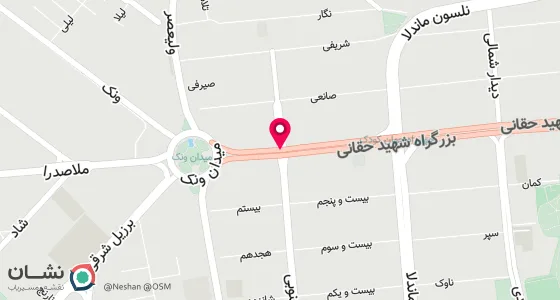 نقشه موقعیت تقریبی دفتر: تهران ، میدان ونک نبش گاندی شمالی پلاک2 طبقه 1