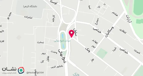 نقشه موقعیت تقریبی دفتر: ضلع جنوب شرقی میدان ونک بالای داروخانه قانون پ1 ط3 واحد9