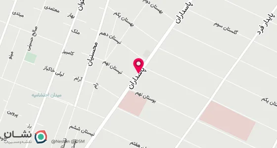 نقشه موقعیت تقریبی دفتر: تهران ، خیابان پاسداران ، بین بوستان نهم و دهم ، طبقه فوقانی بانک پاسارگاد ، پلاک 289 ، طبقه چهارم ، واحد 8