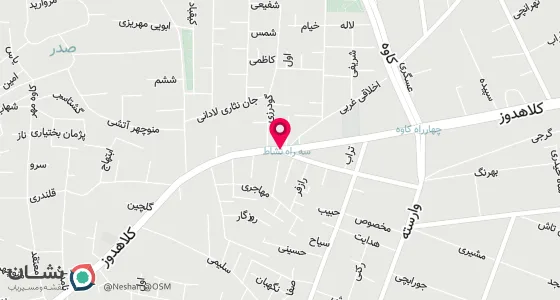 نقشه موقعیت تقریبی دفتر: تهران ، خیابان شریعتی ، خیابان شهید کلاهدوز (دولت سابق) ، سه راه نشاط ، ابتدای کوچه شهید محمد ابراهیم کشور خدیو ، پلاک 7 ، طبقه اول