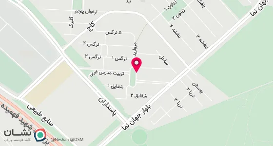نقشه موقعیت تقریبی دفتر: کرج حصارک میدان دانشگاه خیابان دانشسرا بین دوم و سوم شرقی پلاک 38