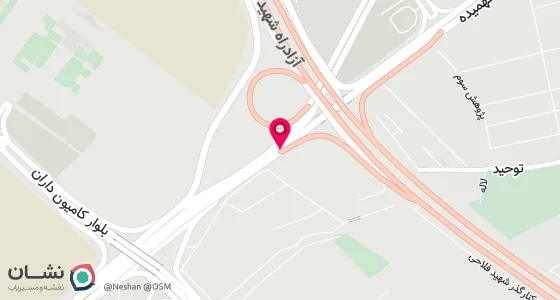 نقشه موقعیت تقریبی دفتر: کرج بلوار ملاصدرا چهارراه نبوت دفتر ازدواج شماره 20 و طلاق 16 کرج