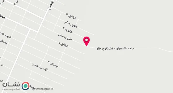 نقشه موقعیت تقریبی دفتر: قزوین دانسفهان بلوار ایت الله خامنه ای خیابان شهید علی نقی پلاک 35