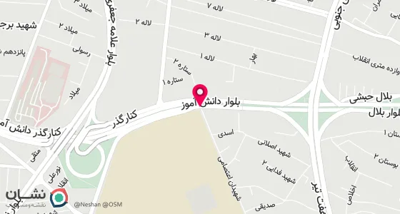 نقشه موقعیت تقریبی دفتر: کرج - مهرویلا - میدان مادر - بلوار دانش آموز - به سمت هفت تیر - سمت راست نبش خیابان دوم - ساختمان مهرگان - طبقه اول - محسن کردبچه