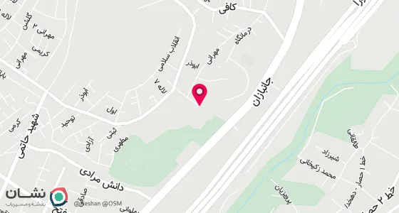 نقشه موقعیت تقریبی دفتر: ایستگاه شهرداری-جنب درمانگاه - ساختمان نامجو - دفتر ازدواج 88 کرج